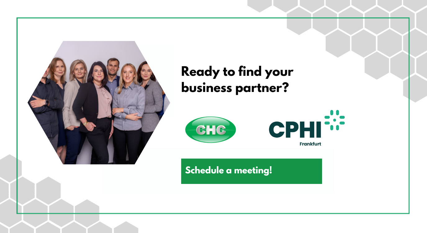 Schedule a Meeting with CHC at CPHI